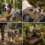Harnais Chien Porte-AirTag Réfléchissant